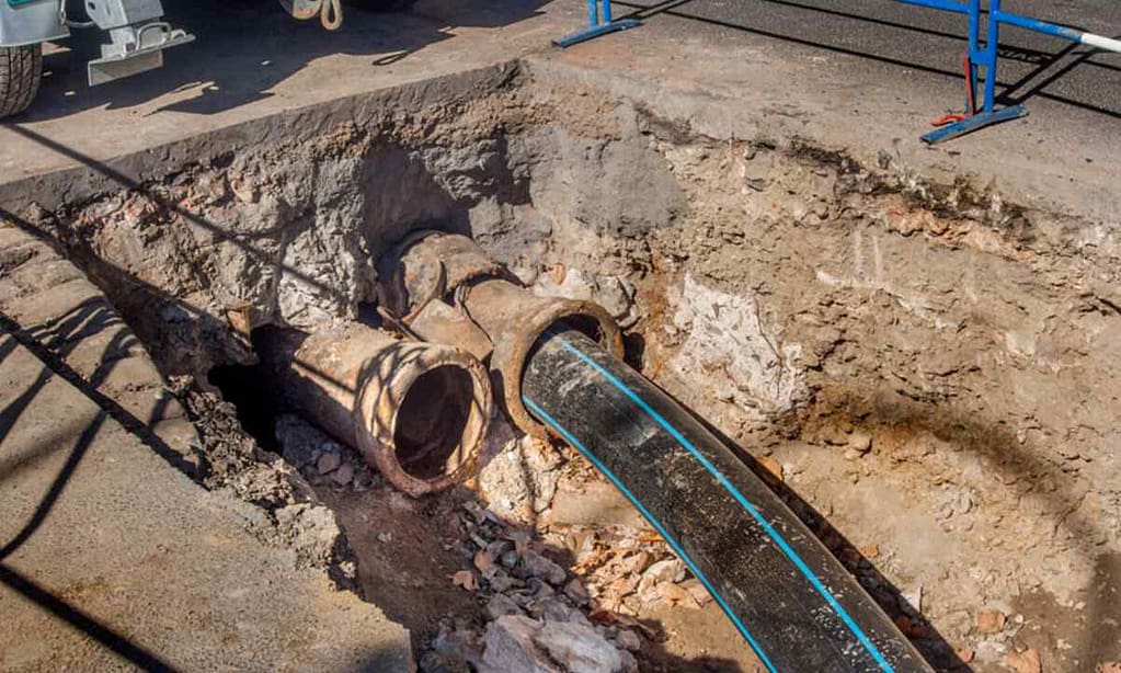 pipe repairing process in Alhambra